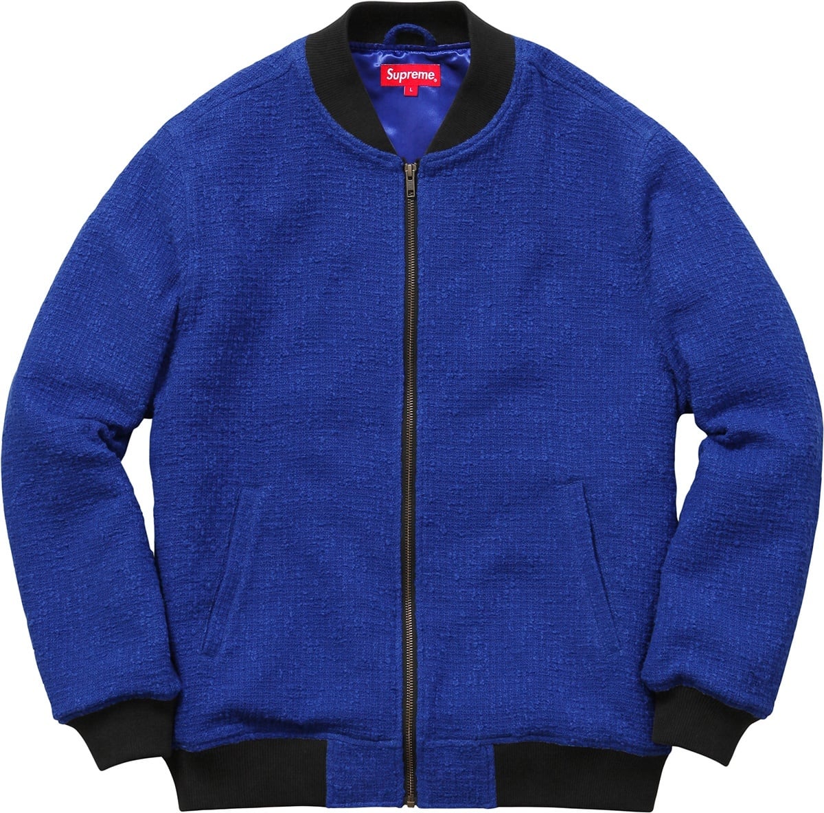 Bouclé Varsity Jacket view 2